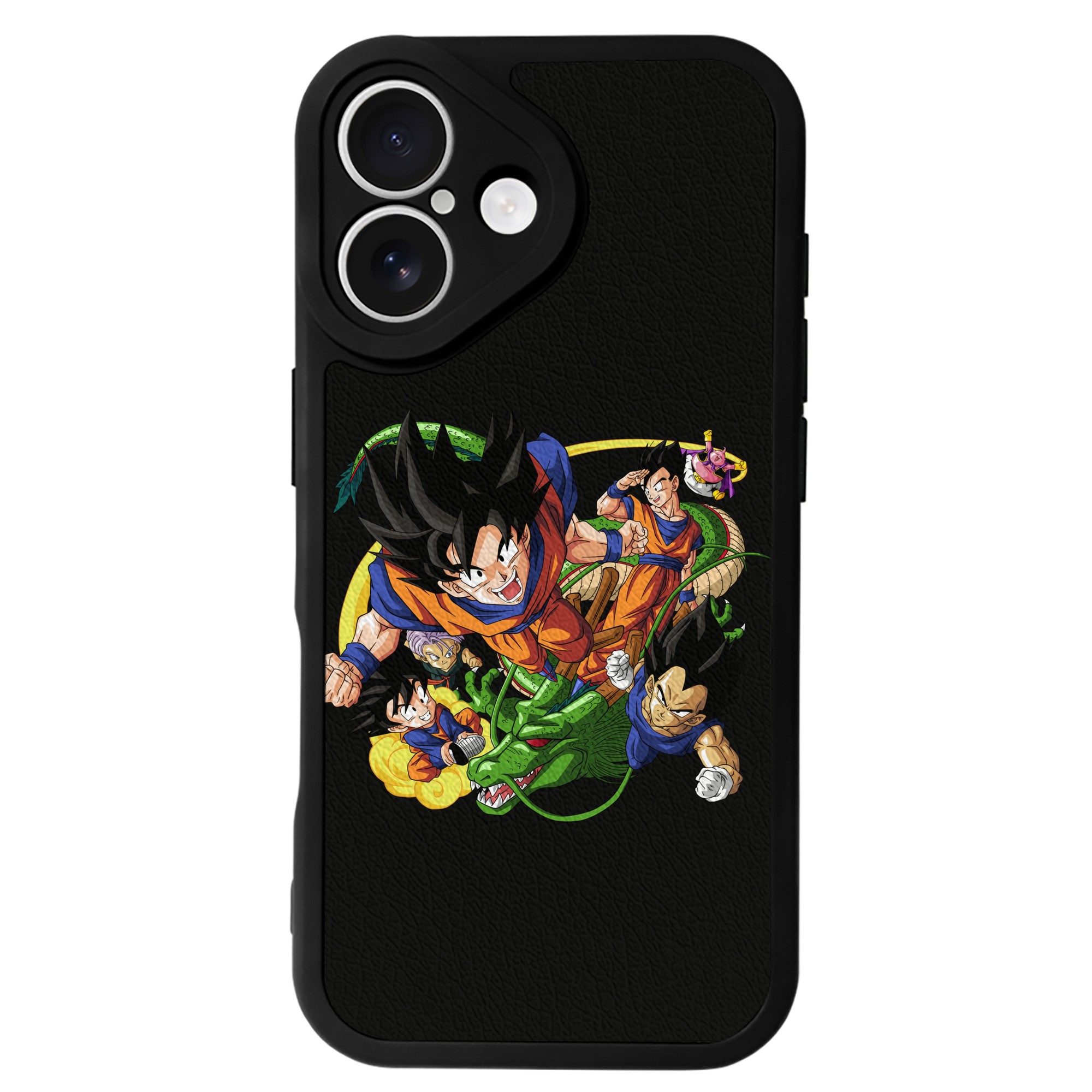（画像用） ドラゴンボール DRAGON BALL 【iPhone 16シリーズ対応】シリコンスマホケース（レザー調） 材質：シリコン